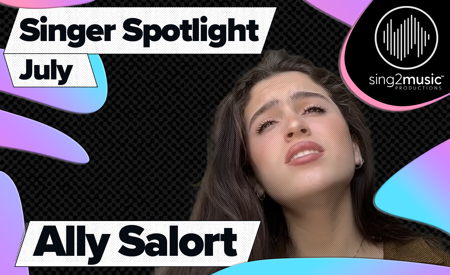 Ally Salort performing covers of songs by artists including Olivia Rodrigo and Billie Eilish.